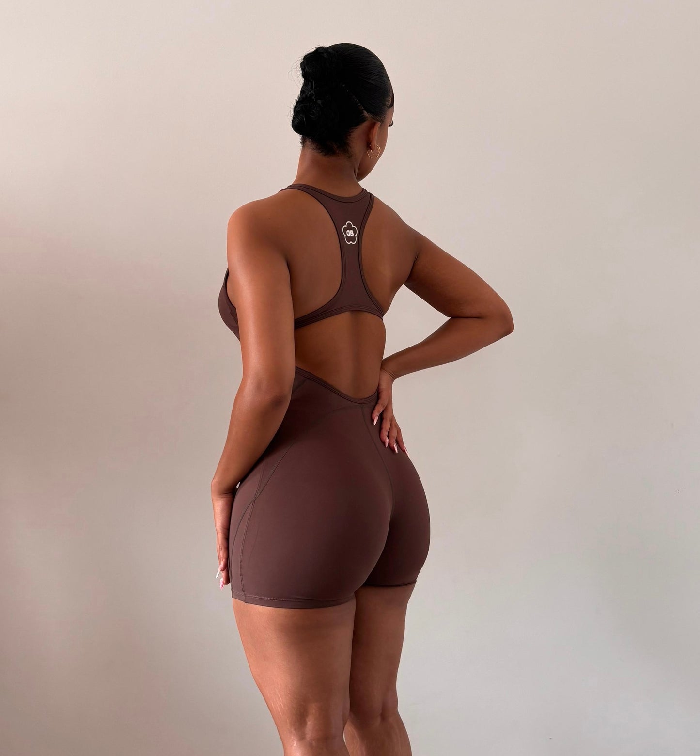 Espresso Short Jumpsuit