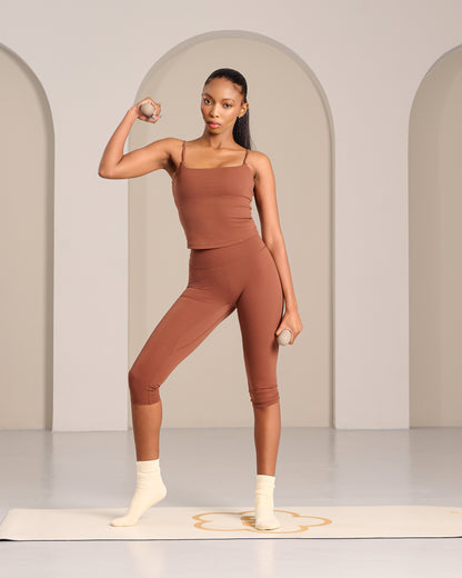 Cinnamon Capri Leggings