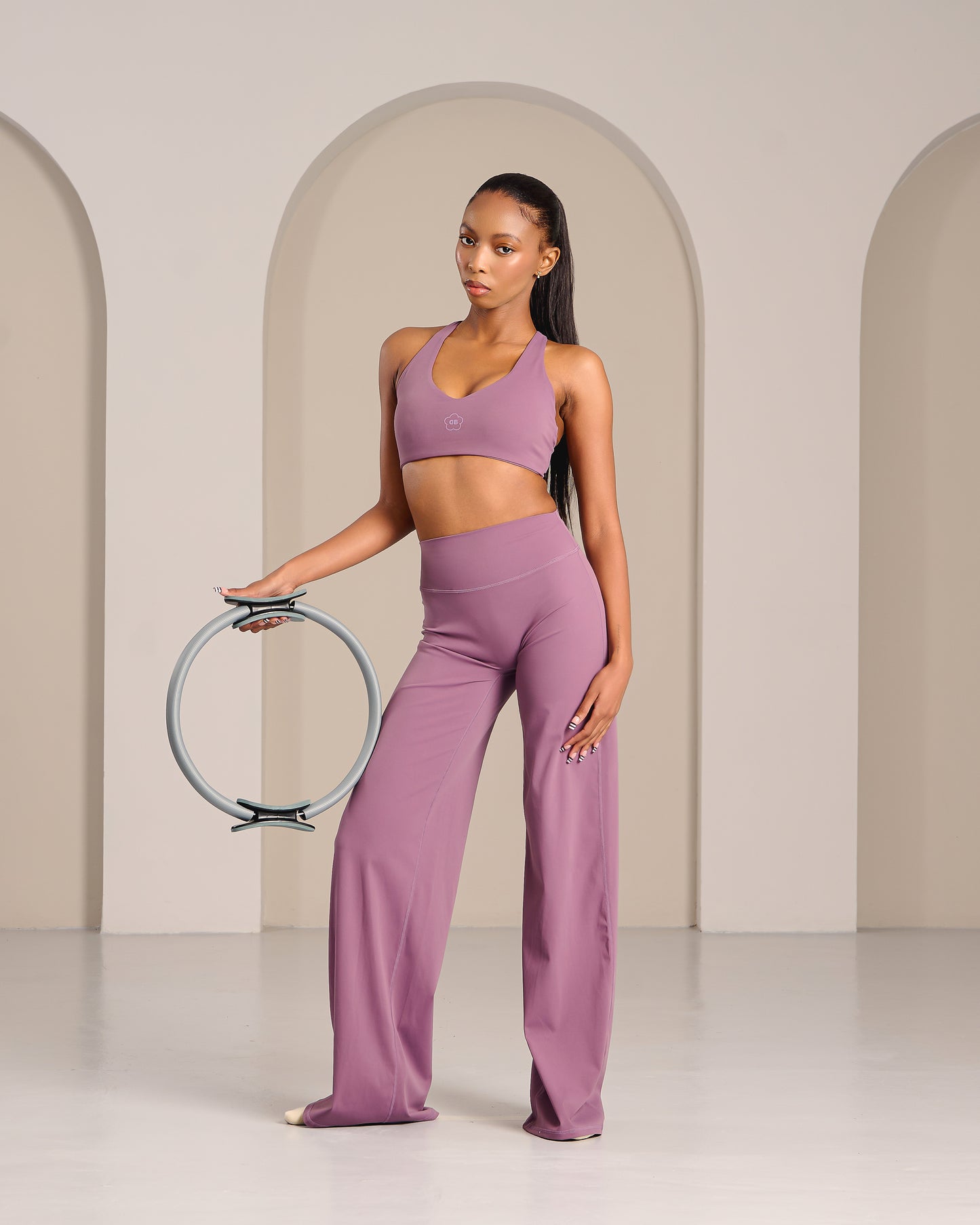 Berry Blaze Wide Leg Pants