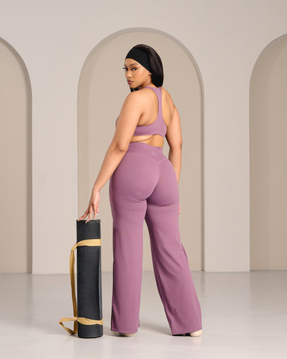 Berry Blaze Wide Leg Pants