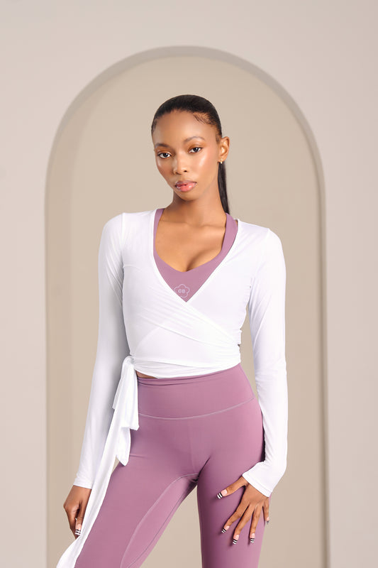 White Ballet Wrap